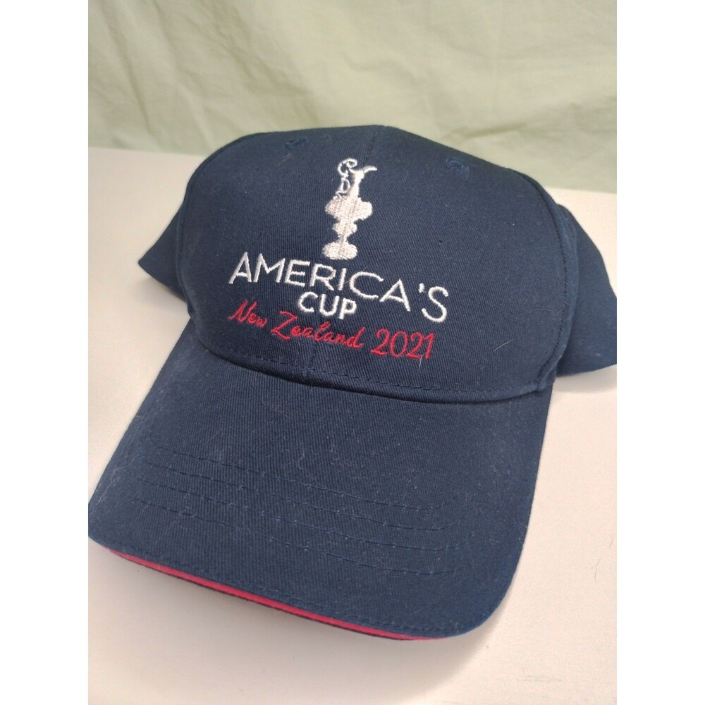 Blue Adjustable America's Cup The Regatta Sailing 2021  Zealand Hat Strap back - Picture 3 of 6